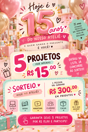 5 PROJETOS POR 15 - LEIA A DESCRIÇÃO
