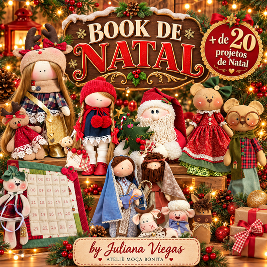 Book de Natal – Edição Comemorativa | Mais de 20 Projetos