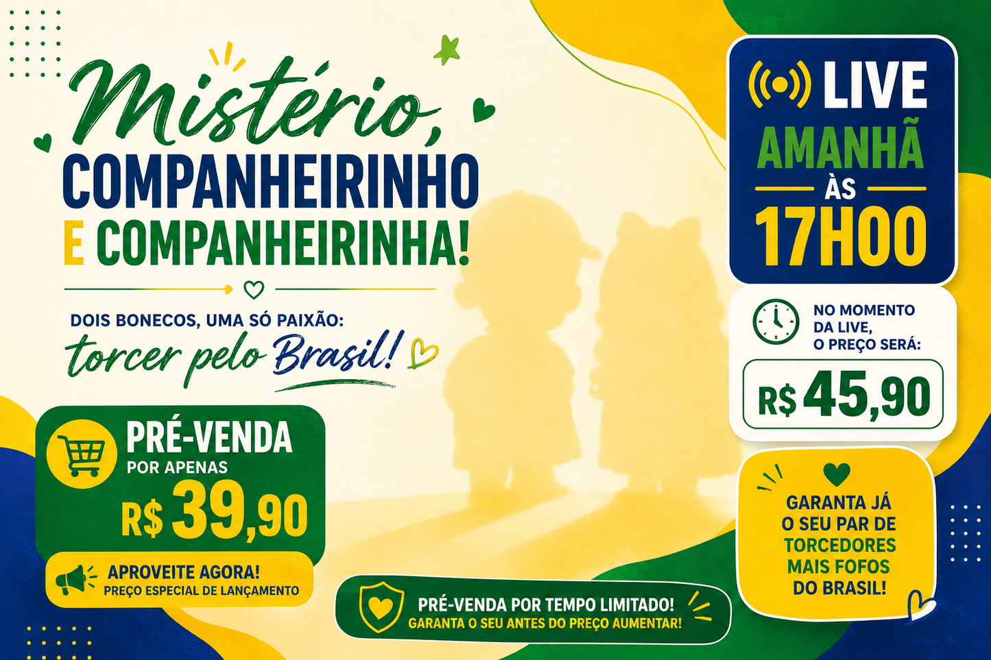 Pré venda - Companheirinhos