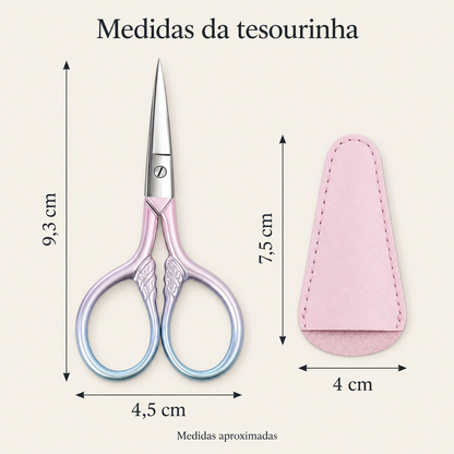 Tesoura de Precisão Mini - Capa Protetora