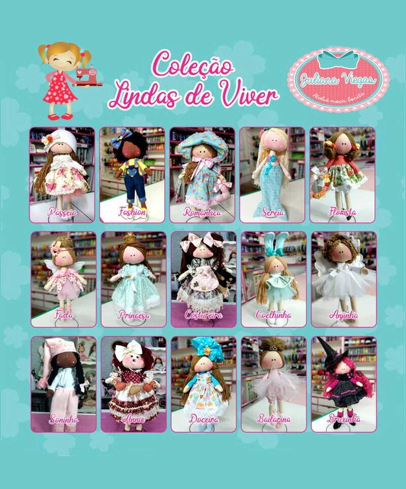 Coleção Lindas de Viver com 20 Bonecas Online