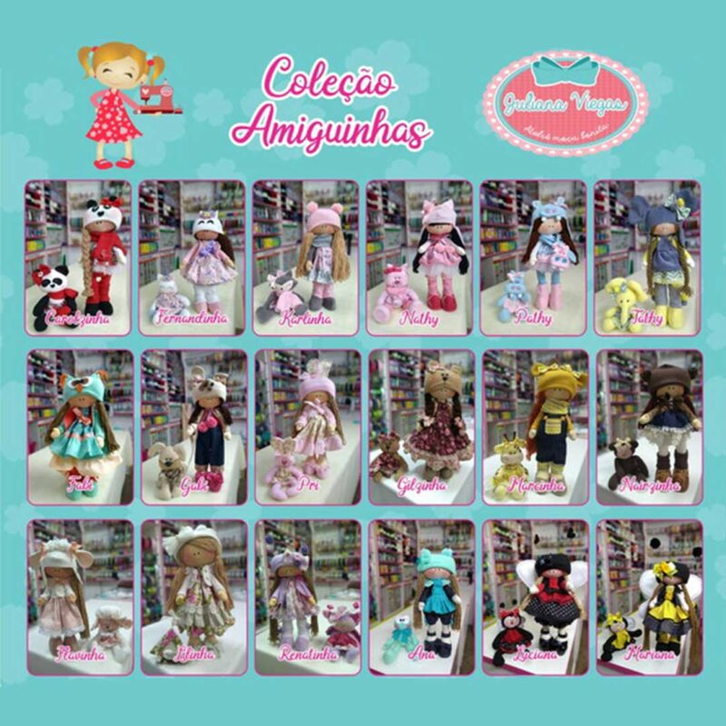 Combo Amiguinhas com 18 Bonecas Online
