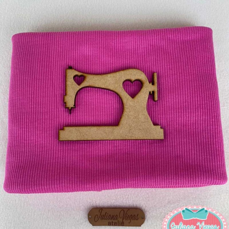 MALHA PUNHO ALGODÃO LISA - ROSA MÉDIO - 50cm. MP21